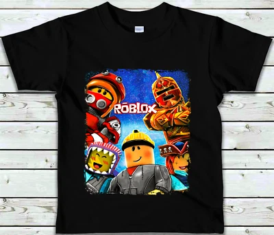 FRUIT OF THE LOOM ROBLOX T-shirts Cartoon Funny Novelty T shirt Top Tee Gift AV23