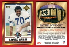 Rayfield Wright Cowboys 2006 Class Topps Hall of Fame Card Rare Canton Variation