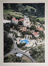 Hearst Castle : Aerial View - California Postcard