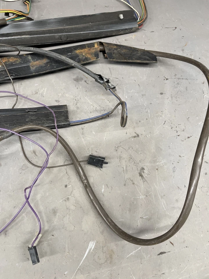 1973 Pontiac GTO Grand Am Dash Floor Ribbon Wiring Harness Channel Can 1974 1976 - Image 2 of 4