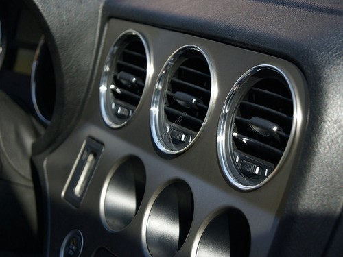 Fits Alfa Romeo 159 2004-2011 Chrome Rings For Air Vents Real Alloy Surrounds x5 - Picture 5 of 14