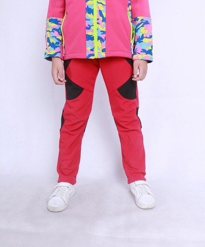 NEW Waterproof Boys Girls Breathable Soft Shell Outdoor Fleeced Trousers JY1593 - Picture 7 of 18