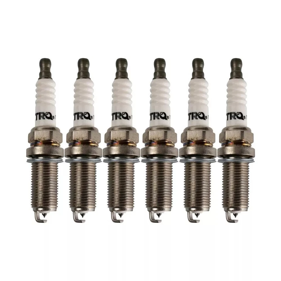 TRQ Iridium Spark Plugs Engine Tune Up Ignition Kit 6 Piece Set New - Image 2 of 4