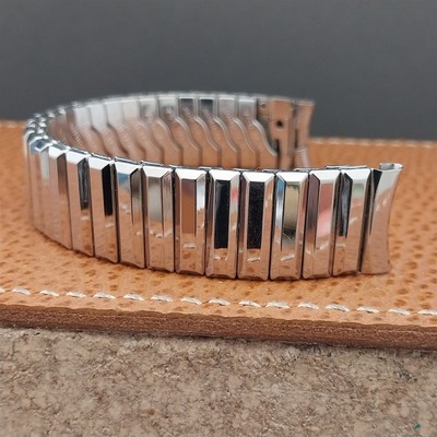 Vintage 5/8'' Admiral Stainless Steel Classic Stretch NOS Unused 1950s Watch Band