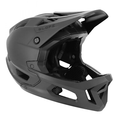 GIST SLOPE DOWN-ENDURO FAHRRADHELM INTEGRAL SCHWARZ GRÖSSE 52-56 CM (VERKAUFT IN