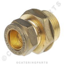 3/4" BSP MALE COMPRESSION FITTING ADAPTOR CONNECTOR FOR 15mm COPPER GAS PIPE