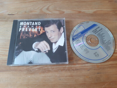 CD Chanson Yves Montand - Chante Jacques Prevert (15 Song) PHILIPS FRANCE jc