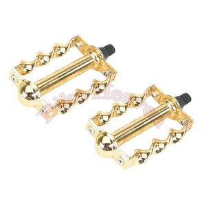 NEW Bicycle Twisted Pedals 1//2/" Gold Beach Cruiser Chopper Custom Lowrider Bikes
