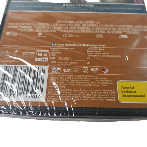 A Dog's Journey DVD 2019 Movie American Family Comedy Drama Reincarnation - Picture 12 of 12