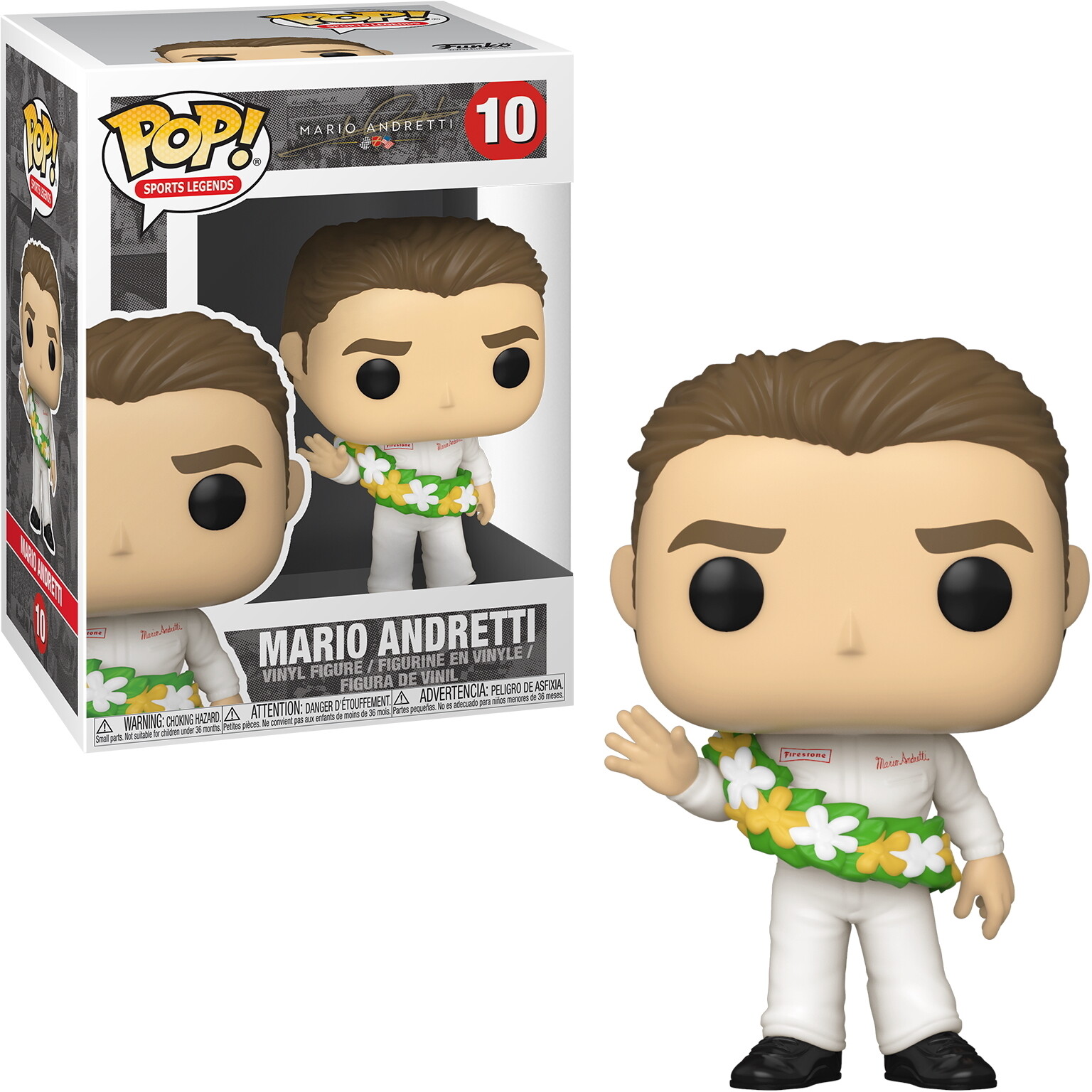 Thumbnail - Mario Andretti - Mario Andretti 10 - Funko Pop - Vinyl Figur