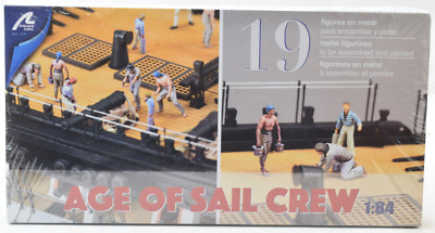 Artesania Latina Ages Of Sail Crew 19pcs 1:84 Metal Figure Model Ships 22900F2