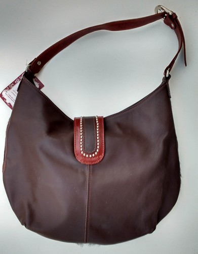 AMERICAN WEST HANDBAG FULL LEATHER LARGE SOFT HOBO - Picture 2 of 3