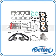 Fit 06-07 Kia & 07 Hyundai 2.0L Head Gasket Set Timing Belt Kit Water Pump