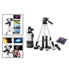 HD Travel Scope Refraktor Teleskop z torbą do przechowywania Nebula mapa dla dzieci