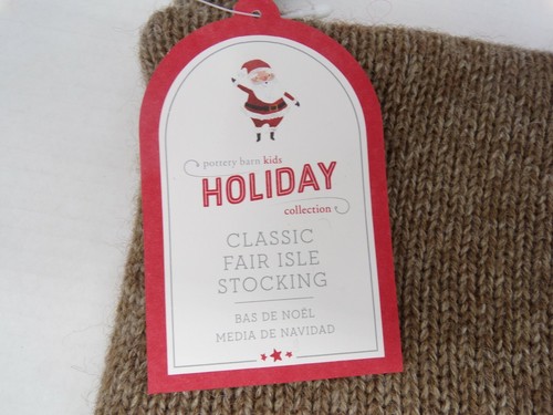 Medias clásicas de isla justa Pottery Barn para niños corazón de vacaciones 27"L #8930 - Imagen 5 de 8