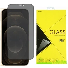 2Pack AntiSpy Privacy Tempered Glass Screen Protector for iPhone 12/mini/Pro/Max