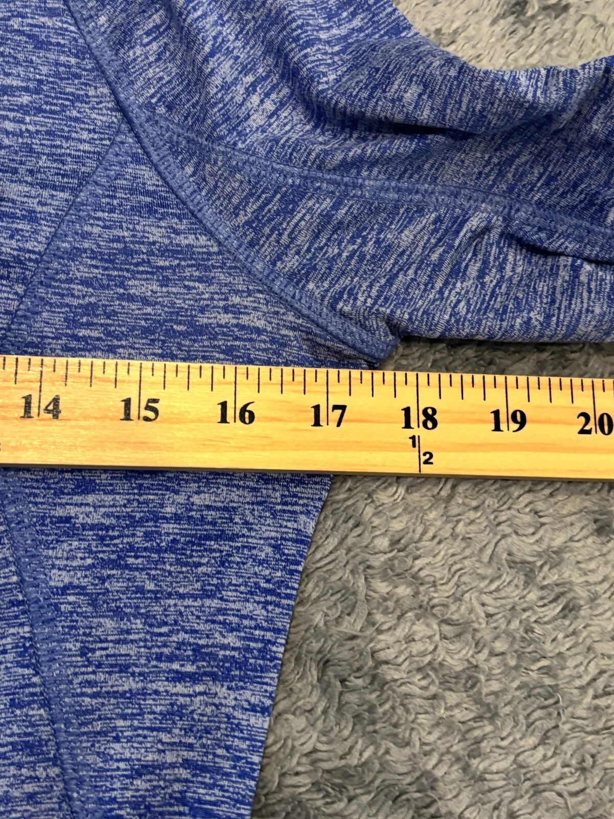 VETEMENTS Felpa Champion Duo Dry con cappuccio giacca donna XS full zip blu outdoor