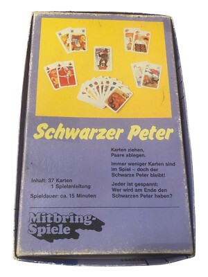 Schwarzer  Peter カード　ゲーム Old Card Game 