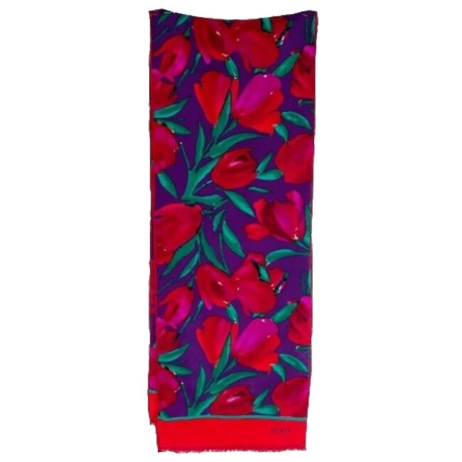 Seda Bill Blass Bufandas y estolas Floral para De mujer