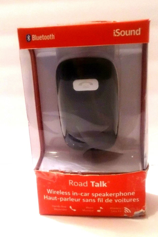 Altavoz con visera Bluetooth ISOUND Road Talk con altavoz modelo # RST02 033118. Foto 2 de 4