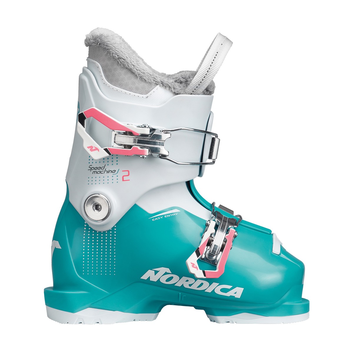 NORDICA Girls Speedmachine J 2 LightBlue/White/Pink Boots