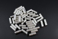 8 GAUGE 25 PK UNINSULATED NON INSULATED BUTT CONNECTOR CRIMP TERMINAL WIRE UBC8