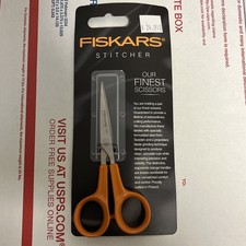 Fiskars Stitcher Scissors Classic Finns Stainless Steel Blades, 5" Brand New