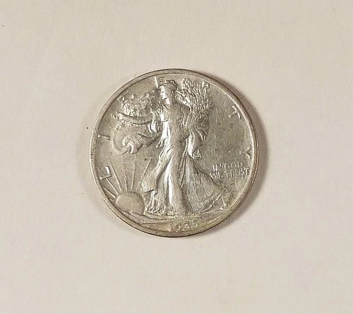 1935-S Walking Liberty Half Dollar, grades XF, Very Very Light Corrosion.