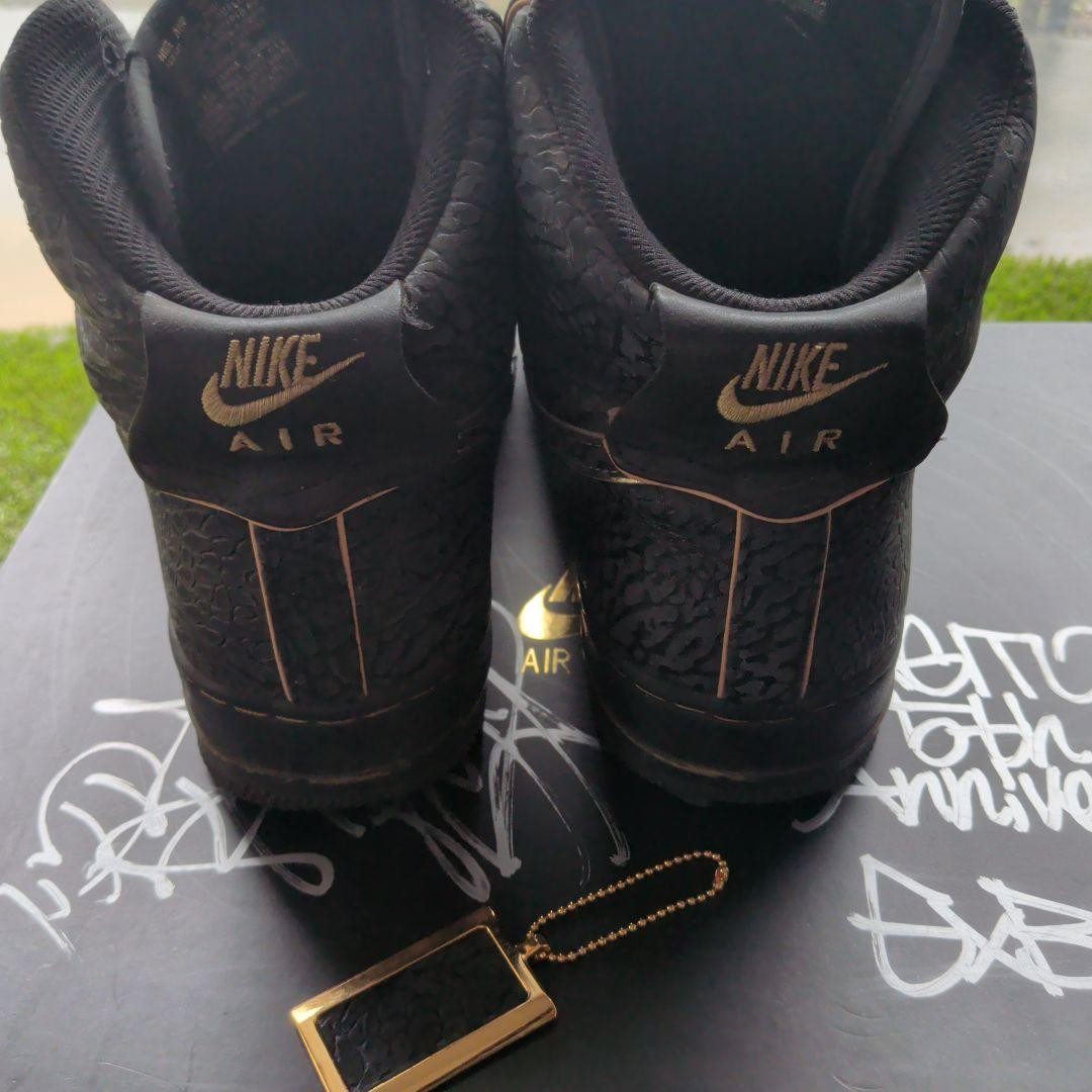 Men 11.0US Nitro Air Force 1 Black/Gold 1999/2009 LTD Sneaker 