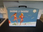 Vtg 1965 Barbie SKIPPER & SKOOTER Doll Case with Skipper Clothing