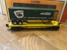 Lionel 6-52397 TCA NETCA Vermont Railway Trailer on D&H Flatcar - O Gauge