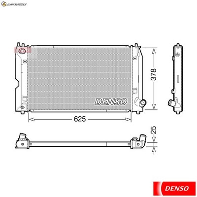 KÜHLER MOTORKÜHLUNG DRM50119 FÜR TOYOTA COROLLA/ALTIS/ALLEX/FIELDER RUNX 1.4L