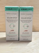Lot 2-MDSolarSciences Tinted Broad Spectrum Solar Stick SPF 40 0.6 oz EXP 1/27