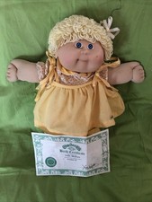 Vintage Cabbage Patch Kid Blonde Loop Hair Gi...