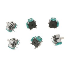 6x 3D Analog Joystick Stick Switch Replacement for Nintendo Game Cube Controller