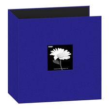 Blue Pioneer 234-24 Fabric 3-Ring Binder Album, Holds 8.5 x 11 Pages