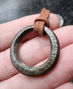 Celtic Ring Money Necklace Proto Currency (800-50BC) Antique Detecting Find (56)