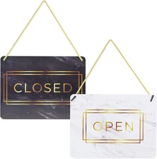 Stockroom Plus Open & Closed Sign - 2-Pack, 8.5 x x 11.5 inch, Multicolor 
