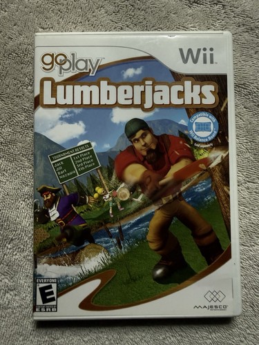 Go Play Lumberjacks Nintendo Wii Complete CIB Tested Working w/ Manual