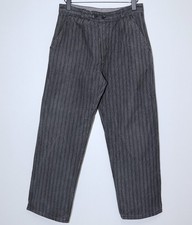 French 1950s Grey Striped Cotton Work Pants MEILLEUR D'AMIENS W30 Made in France
