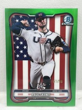 2026 Bowman Chrome Paul Skenes WBC Flag Variation Green Refractor #WBC-40 /99