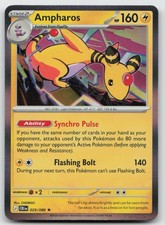 Ampharos 029/086 Rare Chaos Rising Pokemon Holo Near Mint