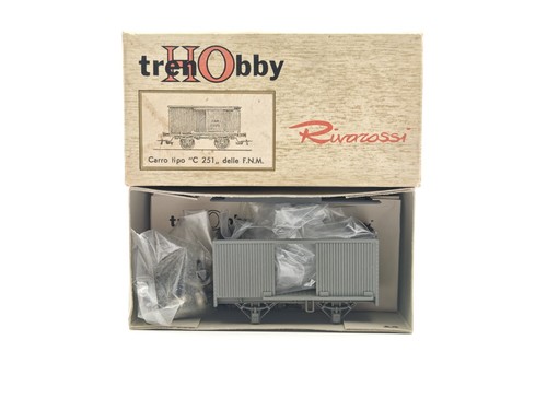 Rivarossi H0 Carro Coperto Tipo C 251 FNM 12034 – Kit Nuovo da Montare - Box | Zustand: Nuovo