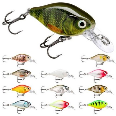 Rapala X-Light Crank Mid Runner Artificial Hard Bait Walleye, Pike