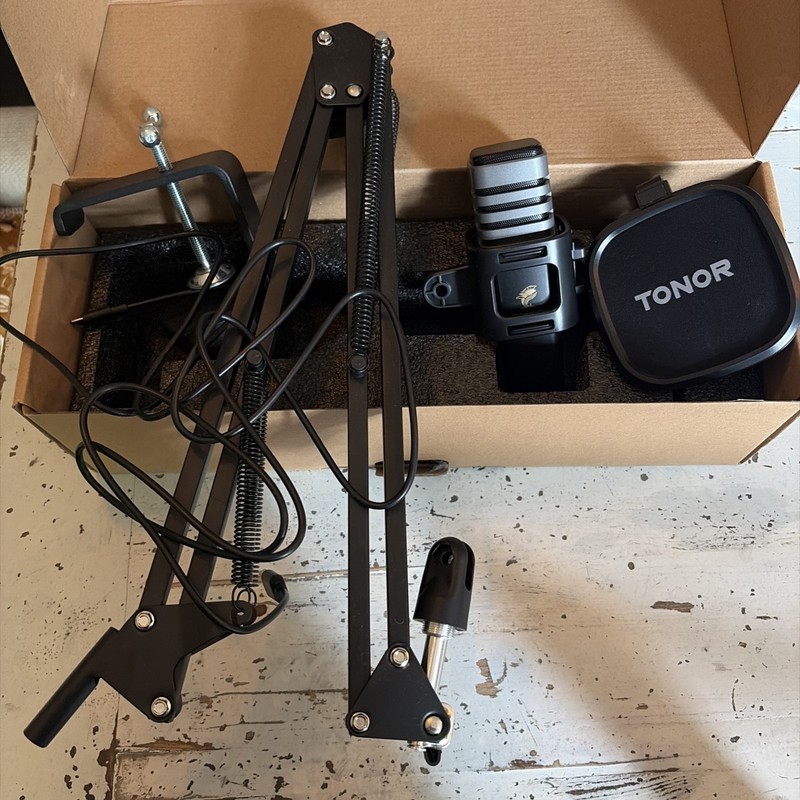 TONOR TC30 USB Cardioid Condenser Computer Microphone with Tripod Stand