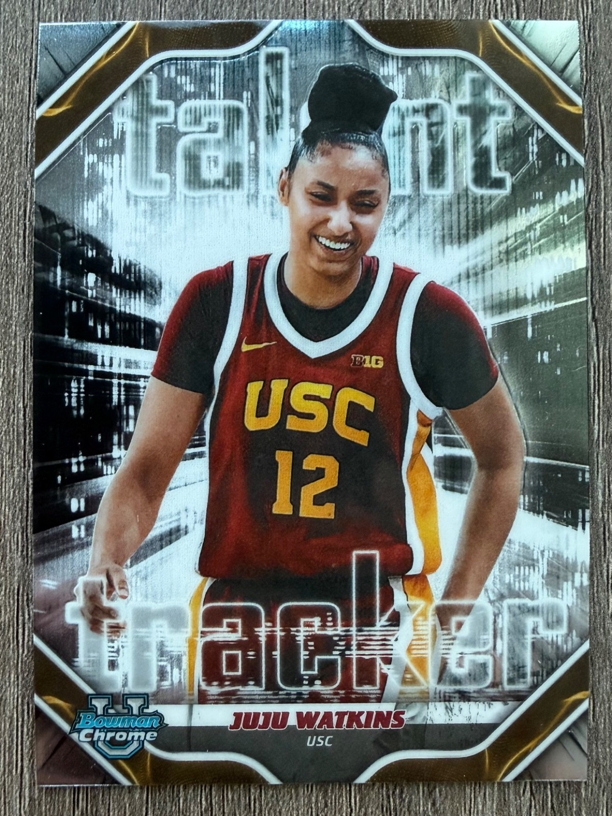 2025-26 Bowman Chrome U Juju Watkins Talent Tracker TT-8 USC