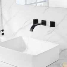 Matte Black Wall Mounted Faucet