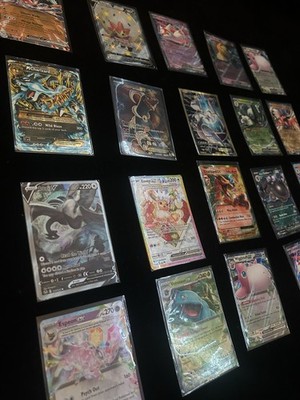 Pokemon Card Lot 100 Official TCG Cards Ultra Rare Included EX GX V MEGA + HOLOS