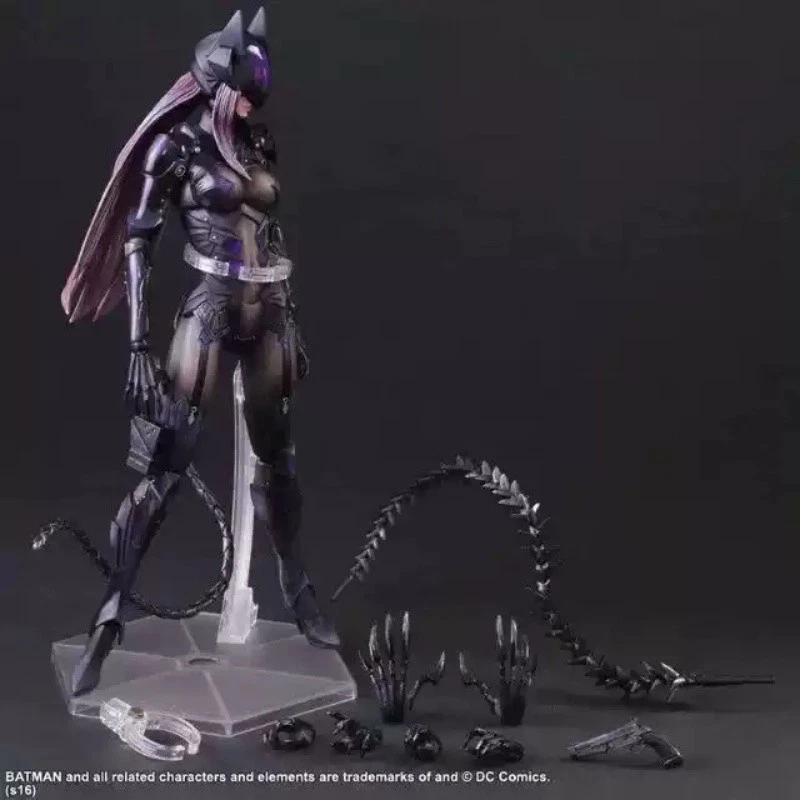 Play Arts Kai Catwoman Tetsuya Nomura Figura de Acción Modelo Colección Regalos Nuevo Foto 3 de 4