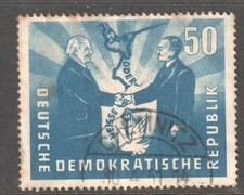 GERMANY 1951 PRESIDENTS PIECK & BIERUT